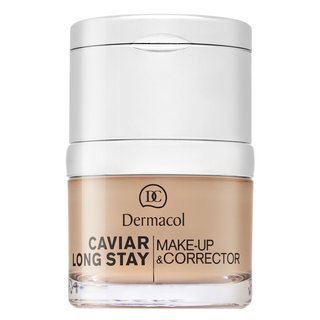 Dermacol Caviar Long Stay Make-Up & Corrector Make-up mit Kaviarauszügen und Korrektor 1 Pale 30 ml
