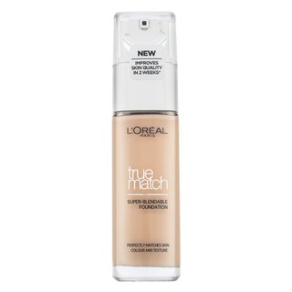 L´Oréal Paris True Match Super-Blendable Foundation Flüssiges Make Up für Einigung des farbigen Hauttones 1D/1W Golden Ivory 30 ml