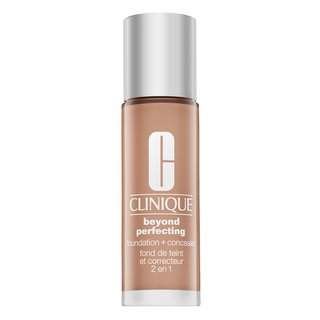 Clinique Beyond Perfecting Foundation & Concealer Flüssiges Make Up für eine einheitliche und aufgehellte Gesichtshaut 07 Cream Chamois 30 ml
