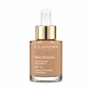 Clarins Skin Illusion Natural Hydrating Foundation Flüssiges Make Up mit Hydratationswirkung 114 Cappuccino 30 ml