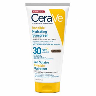 CeraVe Invisible Hydrating Sunscreen SPF 30 for body, face, & all skin types with 3 essential ceramides 177 ml