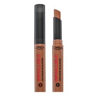 L'Oréal Paris Infallible Face Sculptor, Sculpting Stick Dark, Make Up, Transfer Proof, Ease & Precision, 24H Wear - Medium