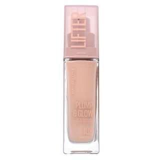 Maybelline Lifter Plump & Glow SPF 15 Foundation Flüssiges Make Up für eine einheitliche und aufgehellte Gesichtshaut 102 30 ml