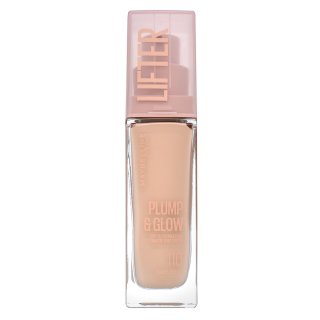 Maybelline Lifter Plump & Glow SPF 15 Foundation Flüssiges Make Up für eine einheitliche und aufgehellte Gesichtshaut 110 30 ml