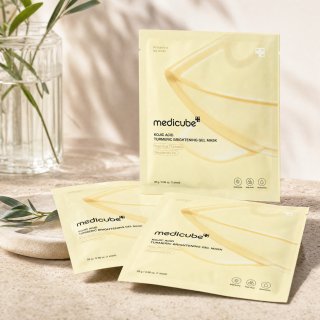 Medicube Gelmaske Kojic Acid Turmeric Brightening Gel Mask 4 x 28 g