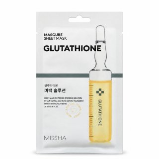 Missha Feuchtigkeitsspendende Tuchmaske Glutathione Sheet Mask 28 ml