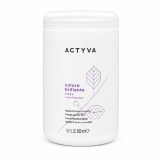 Kemon Actyva Colore Brillante Protection and Shine Mask kräftigende Maske für Glanz und Schutz des gefärbten Haars 1000 ml