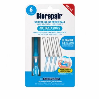 Biorepair Interdental Brushes Interdentalbürsten Ultrafine 0,60 mm 6 pcs