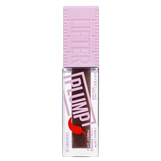 Maybelline Lifter Gloss Plumping Lip Gloss Lasting Hydration Formula With Hyaluronic Acid and Chilli Pepper (Various Shades) - Cocoa Zing