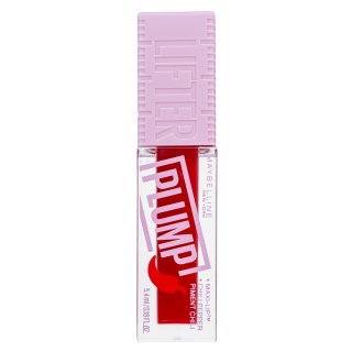 Maybelline Lifter Gloss Plumping Lip Gloss Lasting Hydration Formula With Hyaluronic Acid and Chilli Pepper (Various Shades) - Red Flag