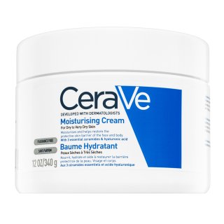 CeraVe Moisturising Cream Pot for Face and Body with Ceramides for Dry to Very Dry Skin 340g