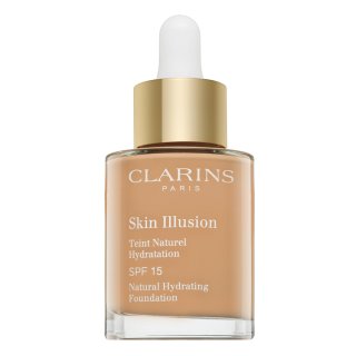 Clarins Skin Illusion Natural Hydrating Foundation Flüssiges Make Up mit Hydratationswirkung 108.5 Cashew 30 ml