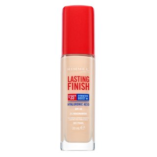 Rimmel London Lasting Finish 35HR SPF20 Full Coverage Lightweight Foundation langanhaltendes Make-up für Einigung des farbigen Hauttones 001 30 ml