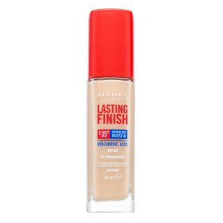 Rimmel London Lasting Finish 35HR SPF20 Full Coverage Lightweight Foundation langanhaltendes Make-up für Einigung des farbigen Hauttones 100 30 ml