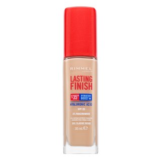 Rimmel London Lasting Finish 35HR SPF20 Full Coverage Lightweight Foundation langanhaltendes Make-up für Einigung des farbigen Hauttones 201 30 ml
