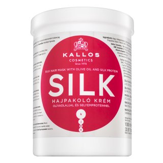 Kallos Silk Hair Mask Bändigende Haarmaske für raues und widerspenstiges Haar 1000 ml