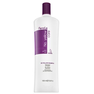Fanola No Yellow Shampoo Shampoo für platinblondes und graues Haar 1000 ml