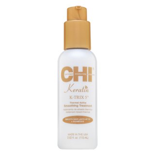 CHI Keratin K-Trix 5 Thermal Active Smoothing Treatment Glättende Styling-Milch Für Raues Und Widerspenstiges Haar 115 Ml