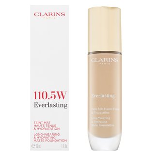 Clarins Everlasting Long-Wearing & Hydrating Matte Foundation 110.5W Langanhaltendes Make-up Für Einen Matten Effekt 30 Ml