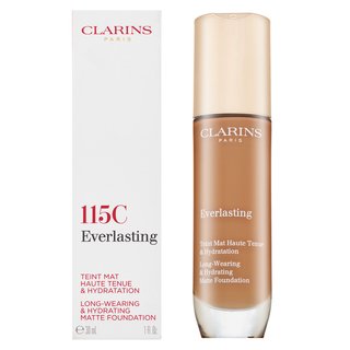Clarins Everlasting Long-Wearing & Hydrating Matte Foundation 115C Langanhaltendes Make-up Für Einen Matten Effekt 30 Ml