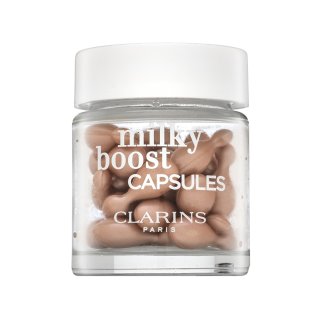 Clarins Milky Boost Capsules 03 Flüssiges Make Up Für Eine Einheitliche Und Aufgehellte Gesichtshaut 30 X 0,2 Ml