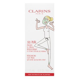 Clarins SOS Pure Rebalancing Clay Mask Reinigungsmaske Für Normale/gemischte Haut 15 Ml