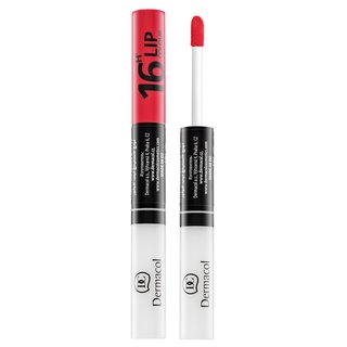 Dermacol 16H Lip Colour Zweiphasige, Langanhaltende Farbe Und Gloss Für Die Lippen 7,1 Ml