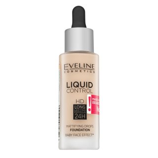 Eveline Liquid Control HD Mattifying Drops Foundation 005 Ivory Make-up 32 Ml