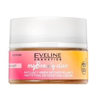 Eveline My Beauty Elixir Mattifying And Detoxifying Face Cream Peach Matt Entgiftung Creme Für Fettige Haut 50 Ml