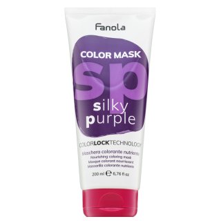 Fanola Color Mask ernährende Maske mit Farbpigmenten für Wiederbelebung der Farbe Silky Purple 200 ml