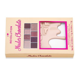 I Heart Revolution Mini Chocolate Shadow Palette Nudes Lidschattenpalette 10,2 G