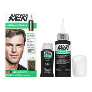 Just For Men Shampoo-in Haircolour farbiges Shampoo für Männer H35 Medium Brown 66 ml
