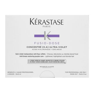 Kérastase Fusio-Dose Concentré [H.A] Ultra-Violet Haarkur Für Blondes Haar 10 X 12 Ml
