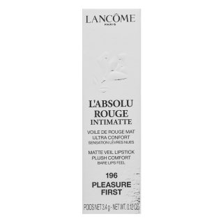 Lancome L'ABSOLU ROUGE Intimatte 196 Pleasure First Lippenstift Mit Mattierender Wirkung 3,4 G