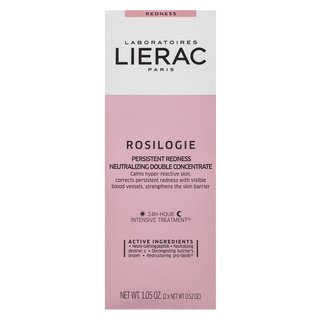 Lierac Rosilogie Double Concentré Neutralisant Rougeurs Installées Serum Für Einigung Des Farbigen Hauttones 30 Ml