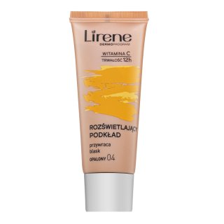 Lirene Brightening Fluid With Vitamin C 04 Tanned Make-up – Fluid Für Einigung Des Farbigen Hauttones 30 Ml