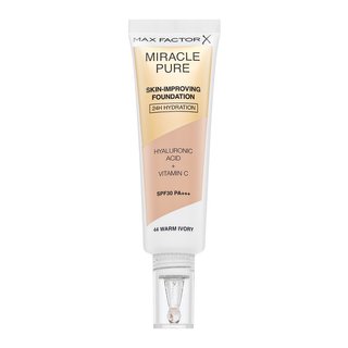 Max Factor Miracle Pure Skin 44 Warm Ivory Langanhaltendes Make-up Mit Hydratationswirkung 30 Ml