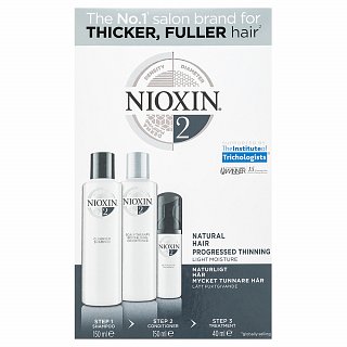 Nioxin System 2 Trial Kit Set Gegen Haarausfall 150 Ml + 150 Ml + 40 Ml
