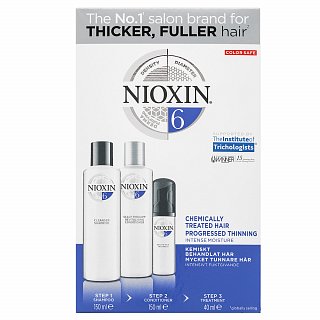 Nioxin System 6 Trial Kit Set Für Lichtes Haar 150 Ml + 150 Ml + 40 Ml