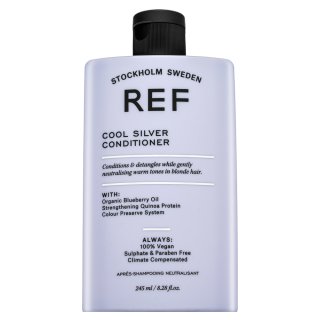 REF Cool Silver Conditioner Conditioner Für Platinblondes Und Graues Haar 245 Ml