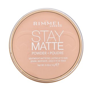 Rimmel London Stay Matte Long Lasting Pressed Powder 002 Pink Blossom Puder mit mattierender Wirkung 14 g