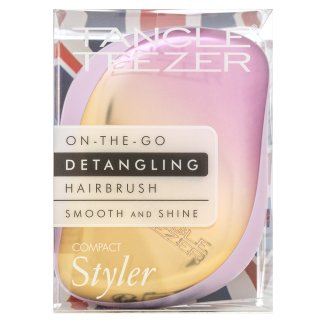 Tangle Teezer Compact Styler Lilac-Yellow Haarbürste Zum Einfachen Kämmen Von Haaren