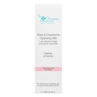 The Organic Pharmacy Rose And Chamomile Cleansing Milk Reinigungsmilch Für Empfindliche Haut 100 Ml