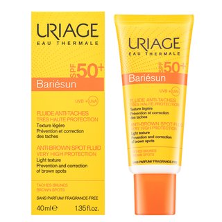 Uriage Bariésun Anti-Brown Spot Fluid SPF 50+ Beruhigende Emulsion Für Trockene Und Atopische Haut 40 Ml