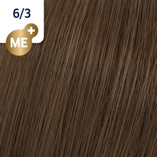 Wella Professionals Koleston Perfect Me+ Rich Naturals Professionelle Permanente Haarfarbe 6/3 60 Ml