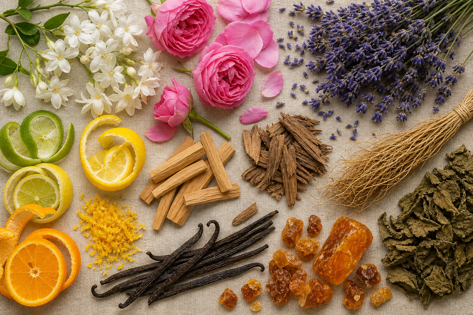 6 meistverwendete Inhaltsstoffe in Parfums