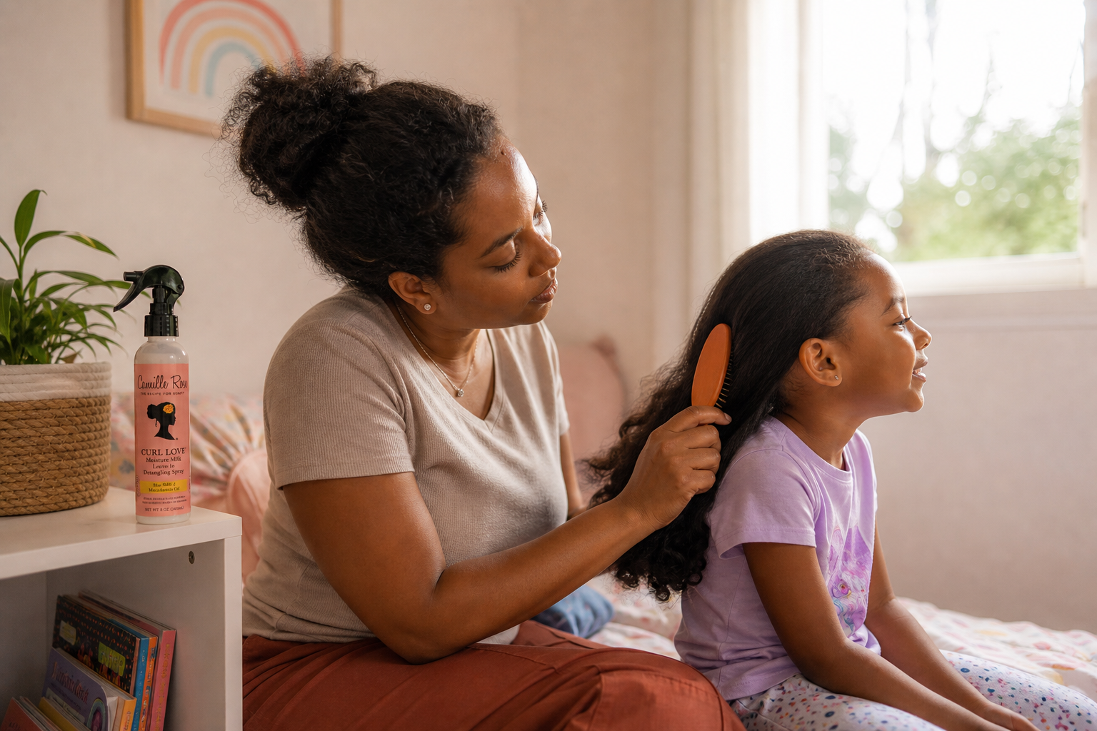 Schluss mit dem morgendlichen Kämmen: Bürsten und Leave-in-Pflege für Kinderhaare