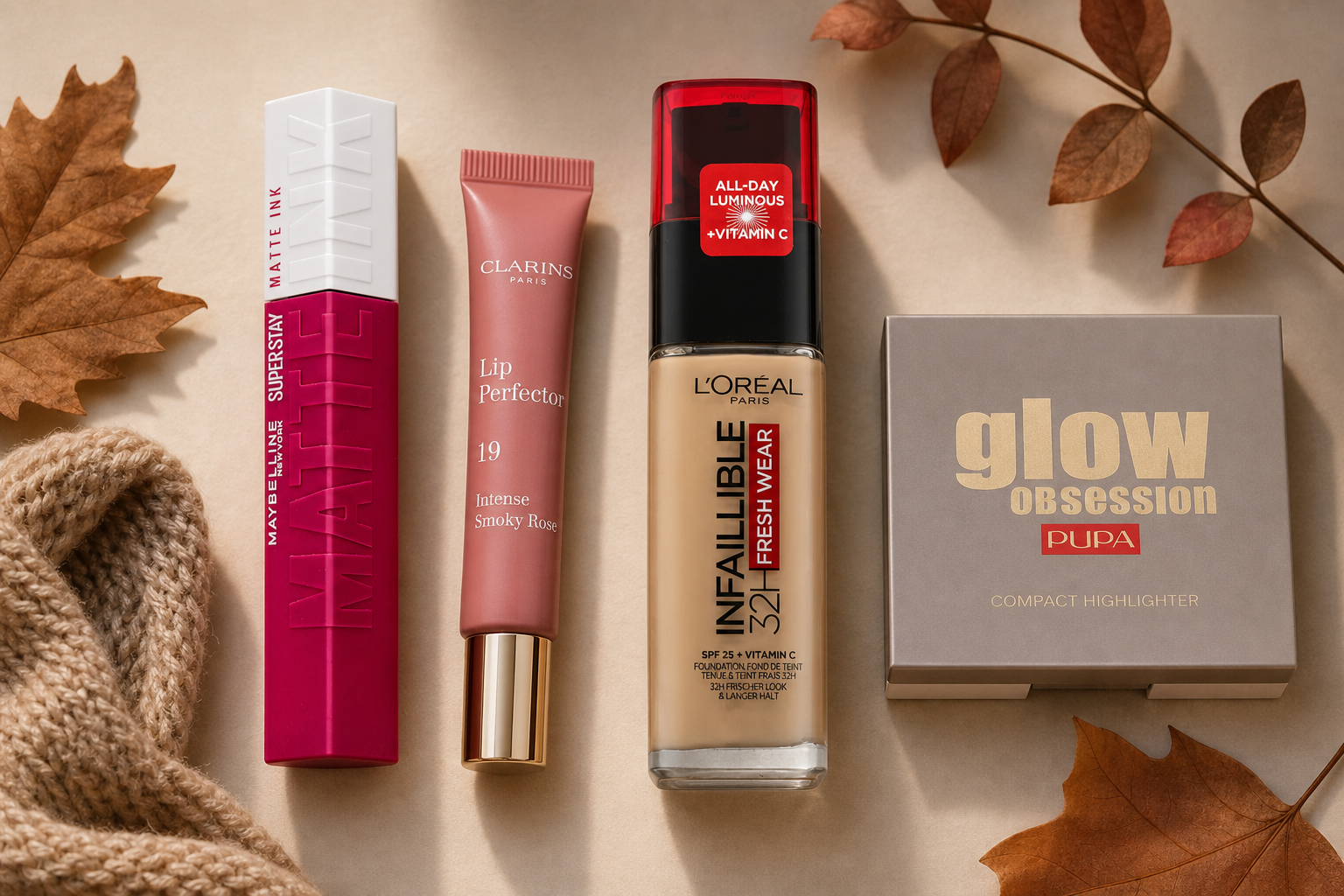 Herbsttrends im Make-up: Sattere Lippen und strahlender Teint